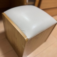 【7/3募集締め切り】【美品】三面鏡ドレッサー＆スツール　収納力あり！定価の1/3の画像