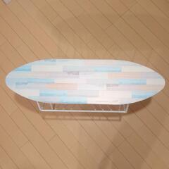 サーフボード型 サイドテーブル マガジンラック付き wtw ロンハーマン 西海岸の画像