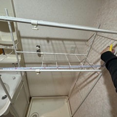 伸縮式ランドリーラックの画像