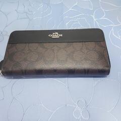 コーチ アウトレット 美品長財布 シグネチャー レディース COACH F76873の画像