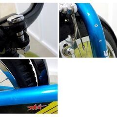 希少 長期保管品 仮組み立て品 BRIDGESTONE 自転車 CHAMPION MUSASHI 20インチ 青×黒 BMX デッドストック 札幌市 豊平区 西岡の画像