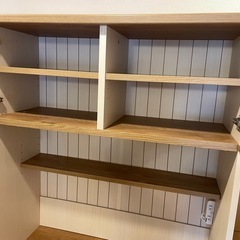 食器棚　一人暮らし　カントリー　フレンチ　白の画像