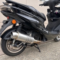 【社外マフラー•タックロールシート】YAMAHA シグナスX 4型 SEA5J ブラック【ご成約でヘルメットプレゼント】の画像