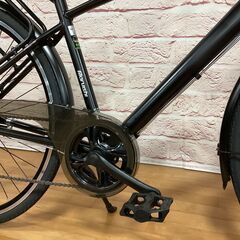 【大人用/展示車】新車整備済 シティ自転車 丸石 アーバニティAL 700cクロスバイク風  黒色<自転車のオオムラ 静岡店>の画像
