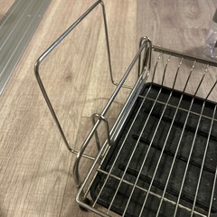 水切りラック 水切りトレー 食器置き シンク上 シンクサイド 1人暮らし 2人暮らしの画像