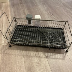 水切りラック 水切りトレー 食器置き シンク上 シンクサイド 1...