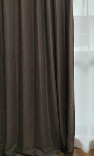 【レースセット】ニトリのカーテン【幅100×丈200cm×2枚】