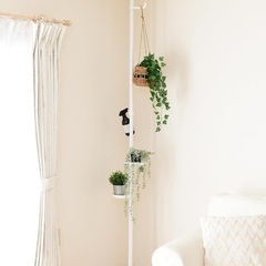 【3点セット】突っ張りポールラック　コロコロ　クイックルワイパーの画像