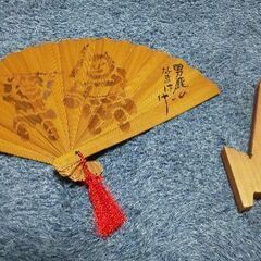 秋田杉？飾り扇