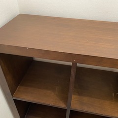木製シェルフ　キャスター付の画像