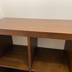 木製シェルフ　キャスター付の画像