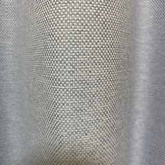 ニトリ　カーテンレース付き　青の画像