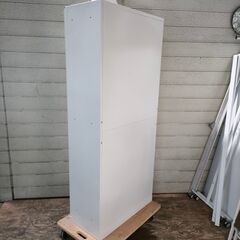 4月 売約済IS 鍵付きキャビネット 観音開き ロッカー 書庫 書棚 書類庫 オフィス家具 事務用品 25c菊TK①の画像