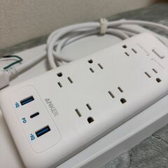 【電源タップ】Anker PowerPort Strip PD 6の画像