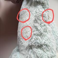 (定価合計14,800円)訳あり新品未使用タグ付ぬいぐるみセット/うさぎ/きつね/鳥/犬/まとめて丸洗い可の画像