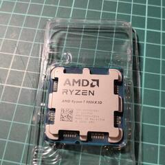 新品 AMD Ryzen 7 9800X3D バルク品 Socket AM5 CPU動作確認OKの画像
