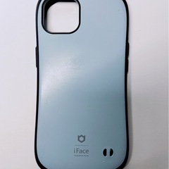 iPhone13　iFace ハードケース アイスブルー