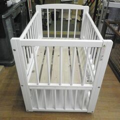 【美品❣️】サワベビー 3面スライド ミニベビーベッド ホワイト コンパクト 0510180649_5af40ba94824f.jpg?v