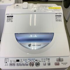 【リサイクルショップ ピカソ 小松原】🧺✨分解洗浄済み🌀✨【SHARP 5.5kg 全自動洗濯機 ES-TG55L（2014年製） 】✨🌀★5218★の画像