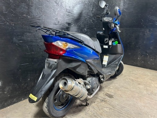 ★支払い総額8.5万円★買取強化中！査定無料♪ スズキ　アドレスv125S CF4MA 社外マフラー！メッキパーツ！社外ブレーキレバー！