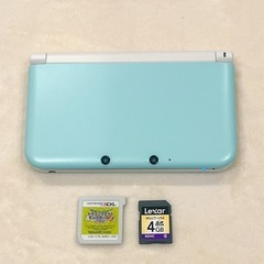 3DS LL ミント×ホワイト 