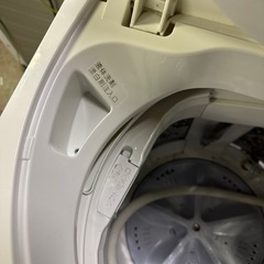【現状渡し！】【2018年製】シャープ　洗濯機　ES-G4E6 4.5kgの画像