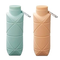 パタメル 折りたたみ 水筒 シリコンボトル 超コンパクトたためる...