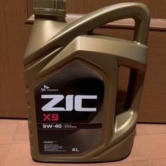 4L ZIC X9 5w40 全化学合成エンジンオイル   