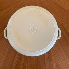 ルクルーゼ　22cm ホワイトの画像