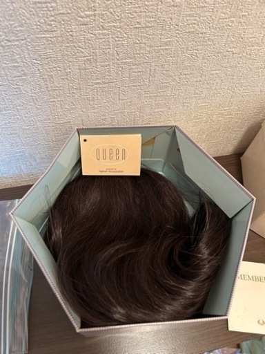 ヘアウイッグ　人毛　ロング