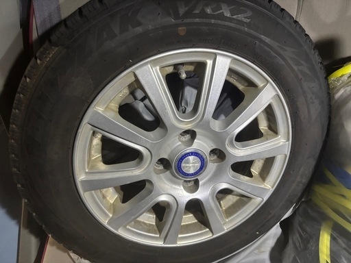 アクアで使用冬タイヤ ブリジストンＶＲＸ2