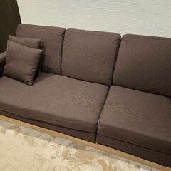 LOWYA ソファ 3人掛けの画像