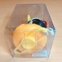 自転車ハンドル用アクセサリー・プロペラつきアヒル（白スターヘル）の画像