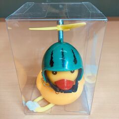 自転車ハンドル用アクセサリー・プロペラつきアヒル（すいかヘル）