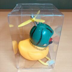 自転車ハンドル用アクセサリー・プロペラつきアヒル（すいかヘル）の画像