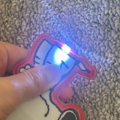 スヌーピー　ライト付きキーホルダーの画像
