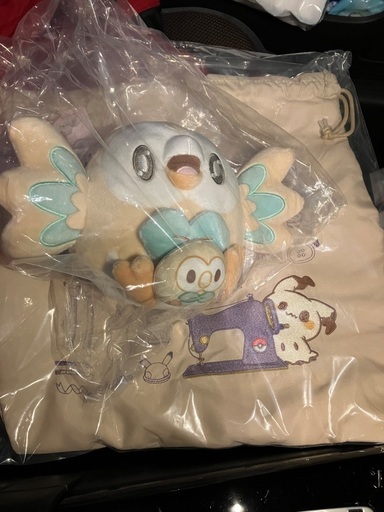ポケピース　ポケモン　一番くじ　モクロー　トートバッグ