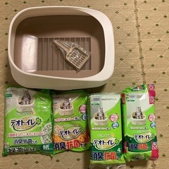 猫　ネコ　ペット　デオトイレ　セット
