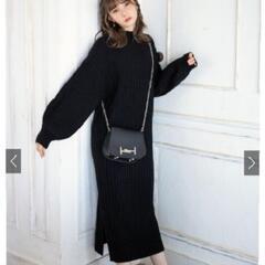 ハイネックニットワンピース GRL