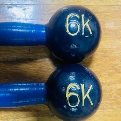 鉄アレイ6kgペアの画像