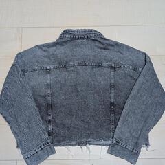 H&M &DENIM デニムジャケット 短丈 ショート丈 ドロップショルダーの画像