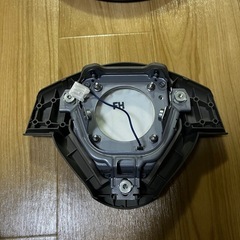 L275S ミラ　純正ステアリング　インフレーターなし　ベージュ　ホーンパッド付の画像