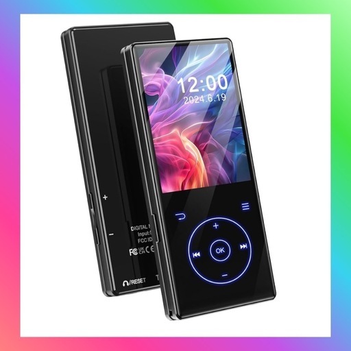 MP3プレーヤー 32GB内蔵 Bluetooth5.0搭載 最大128GBまで拡張可能 SDカード対応  2.4インチ大画面