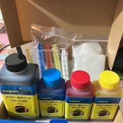 ミディアム キット ブラザー （BROTHER）用 （染料） 詰め替え 互換インク （全機種対応） superInk 4色セットの画像