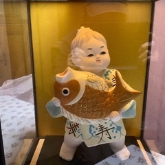 大幅値下げ⤵️・博多人形・五月人形・端午の節句・寿・素焼き人形・お祝い 童物①の画像