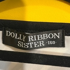 DOLLY RIBBON SISTER ハウンドトゥース柄長袖lキッズ 160
の画像