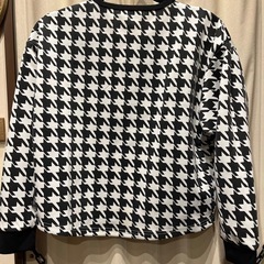 DOLLY RIBBON SISTER ハウンドトゥース柄長袖lキッズ 160
の画像