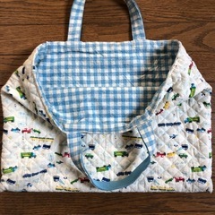 ハンドメイド 　キッズ 　通園バッグ   2点まとめ売りの画像