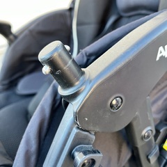 Aprica ブラック ベビーカー ラクーナクッションの画像