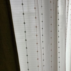 カーテン、レースカーテンの画像